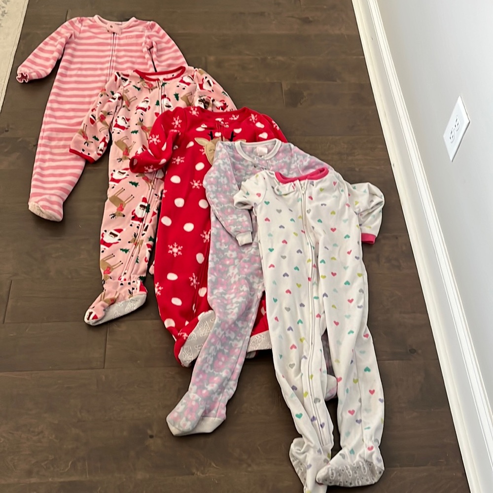 Footed girls Pajamas